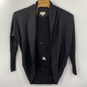 Aritzia Wilfred Women's XS‎ Diderot Cocoon Black Open Front Cardigan
